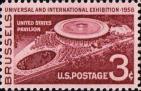 США  1958 «Всемирная выставка в Брюсселе»