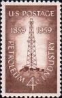 США  1959 «100-летие нефтяной промышленности США»