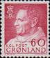 Гренландия  1968 «Стандартный выпуск. Король Фредерик IX»