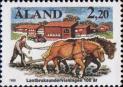 Аландские острова  1988 «100-летие сельскохозяйственной школы в Хаге»