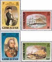 Гибралтар  1980 «175-летие со дня смерти Горацио Нельсона»