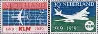 Нидерланды  1959 «40-летие нидерландской авиакомпании KLM»