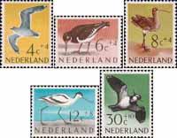 Нидерланды  1961 «В пользу социального и культурного благосостояния. Птицы»