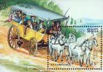 Камбоджа  1989 «Лошади» (блок)