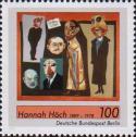 Западный Берлин  1989 «100-летие со дня рождения Ханны Хёх»