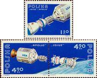 Польша  1975 «Совместный экспериментальный полет советского космического корабля «Союз» и американского - «Аполлон»»