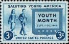 США  1948 «Месяц молодежи (сентябрь 1948 года)»