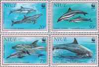 Ниуэ  1993 «Всемирный фонд дикой природы. Дельфины»