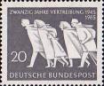 ФРГ  1965 «20-летие притока беженцев из Восточной Германии»