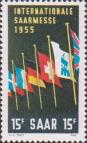 Саар  1955 «Международная Саарская ярмарка. Саарбрюккен»