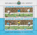 Сан-Марино  1990 «Чемпионат мира по футболу. 1990. Италия» (блок)