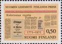Финляндия  1971 «200-летие финской прессы»