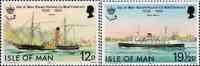 Остров Мэн  1982 «150-летие почтового соглашения между «Man Steam Packet Company» и британской почтой»