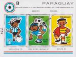 Парагвай  1980 «Золотой Кубок чемпионов мира в Уругвае» (блок)