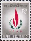 Австрия  1968 «Международный год прав человека»