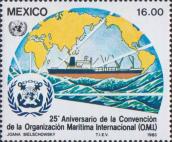 Мексика  1983 «25-летие Международной морской организации»