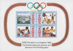 Самоа  1984 «XXIII летние Олимпийские игры. 1984. Лос-Анжелес» (блок)