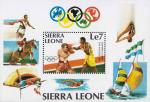 Сьерра-Леоне  1984 «XXIII летние Олимпийские игры. 1984. Лос-Анжелес» (блок)
