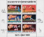 Северная Корея  1979 «XXII летние Олимпийские игры. 1980. Москва» (малый лист)