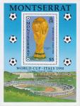 Монтсеррат  1990 «Чемпионат мира по футболу. 1990. Италия» (блок)