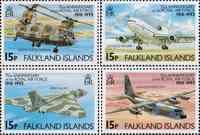 Фолклендские острова  1993 «75-летие Королевских военно-воздушных сил»