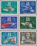ГДР  1976 «Аквариумные рыбы (гуппи)»