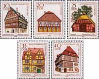 ГДР  1978 «Архитектура старинных каркасных домов»
