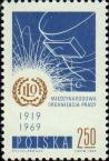 Польша  1969 «50-летие Международной организации труда (МОТ)»