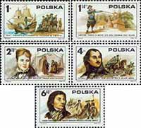 Польша  1975 «Поляки в истории Америки»
