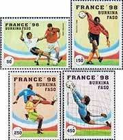 Буркина-Фасо  1996 «Чемпионат мира по футболу. 1998. Франция»