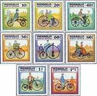 Монголия  1982 «История велосипеда»