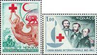 Монако  1963 «100-летие Международной организации Красного Креста»