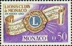 Монако  1963 «1-я годовщина Lions Club International в Монако»