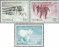 Норвегия  1975 «50-летие вхождения Шпицбергена в состав Норвегии»