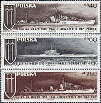 Польша  1970 «Военные корабли Второй мировой войны»