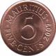  Маврикий  5 центов 2007 [KM# 52] 