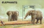 Лаос  1997 «Слоны» (блок)