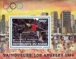 Нигер  1984 «Чемпионы XXIII летних Олимпийских игр. 1984. Лос-Анжелес» (блок)