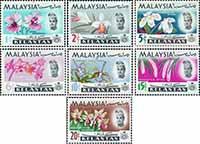 Малайзия - Келантан  1965 «Стандартный выпуск. Орхидеи»
