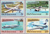 Сент-Винсент  1970 «20-летие авиаперевозок в Карибском регионе»