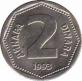  Югославия  2 динара 1993 [KM# 155] 
