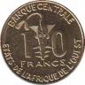  Западно-Африканские Штаты  10 франков 2014 [KM# 10] 