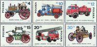 Польша  1985 «История развития пожарного транспорта»
