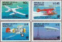 Мальдивы  1983 «200-летие авиации»