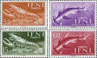 Ифни  1954 «День почтовой марки. Морские животные»