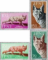 Ифни  1957 «День почтовой марки. Шакал»