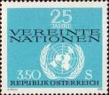 Австрия  1970 «25-летие Организации Объединенных Наций (ООН)»