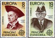 Андорра (испанская)  1980 «Европа. Известные личности»