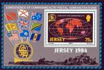 Джерси  1984 «Конференция почтовых администраций Содружества» (блок)