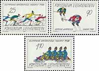 Лихтенштейн  1987 «XV зимние Олимпийские игры. 1988. Калгари»